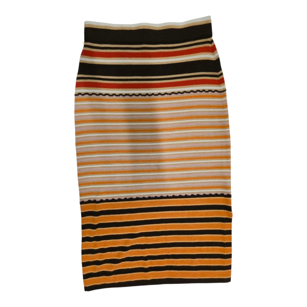 UNIQLO Merino Blend Striped Knitted Skirt MARNI Sz SMALL - Picture 3 of 8